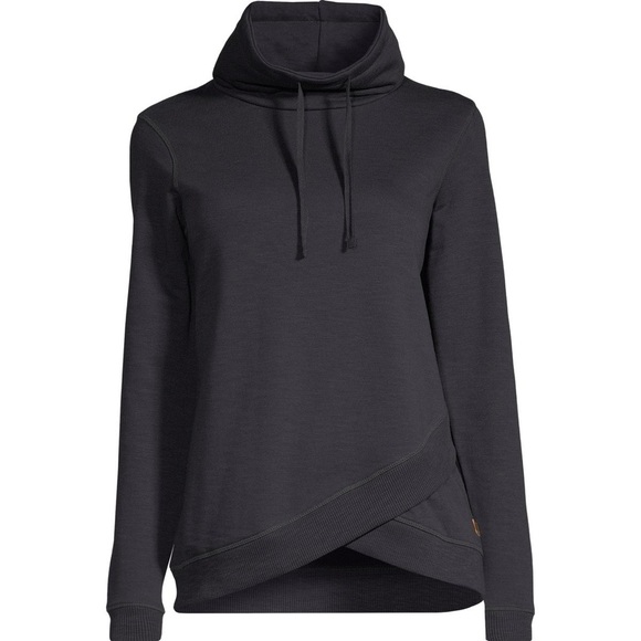 Roxy Tops - Roxy Charcoal Cowl Neck Sweatshirt